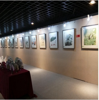 书画艺术展板 无缝板墙租赁搭建与专业展览展示服务